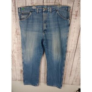 Dickies Jeans Mens 44x30 Blue Relaxed Regular Fit Workwear Distressed